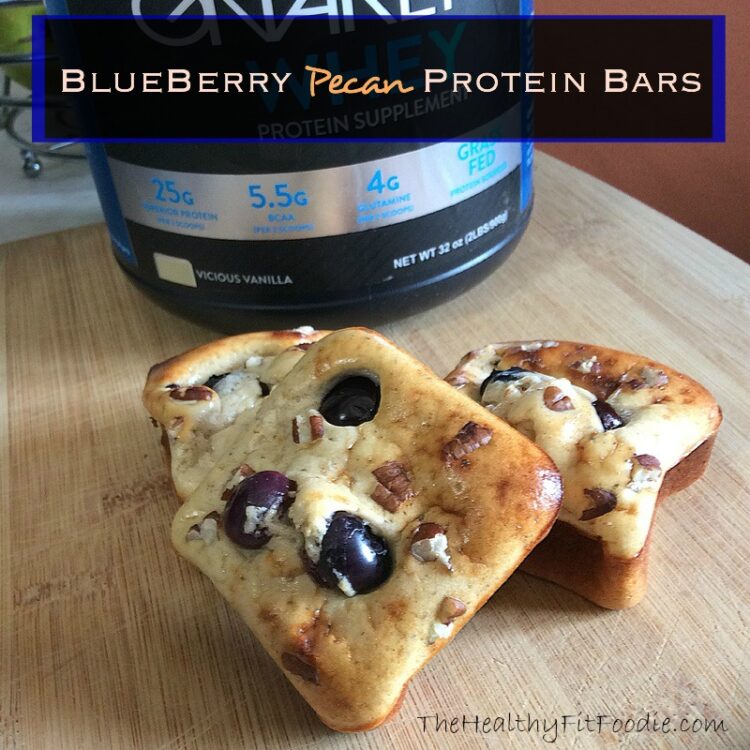 Blueberry Pecan Protein Bars