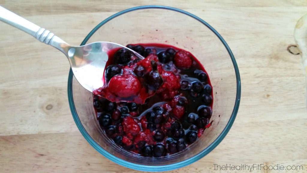 Blueberry and Raspberry Topping