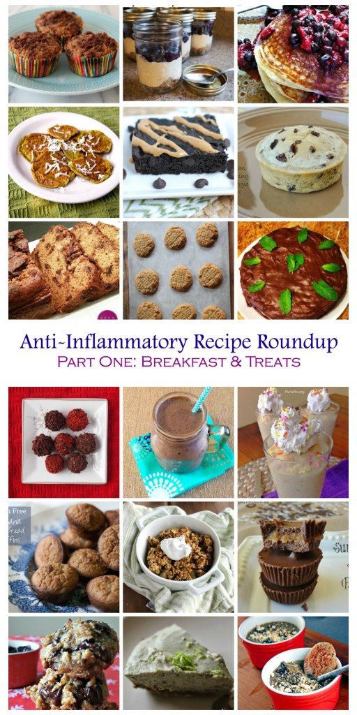 As promised, here is part one of the Anti-Inflammatory Recipe Roundup. I joined up with a bunch of amazing bloggers to bring you these healthy and tasty breakfast and treat items.