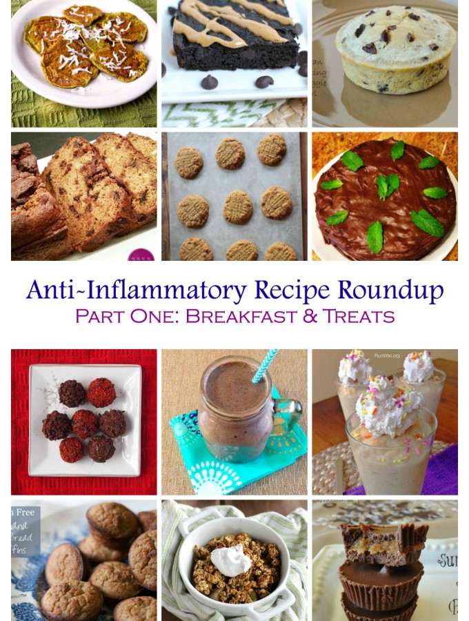 As promised, here is part one of the Anti-Inflammatory Recipe Roundup. I joined up with a bunch of amazing bloggers to bring you these healthy and tasty breakfast and treat items.