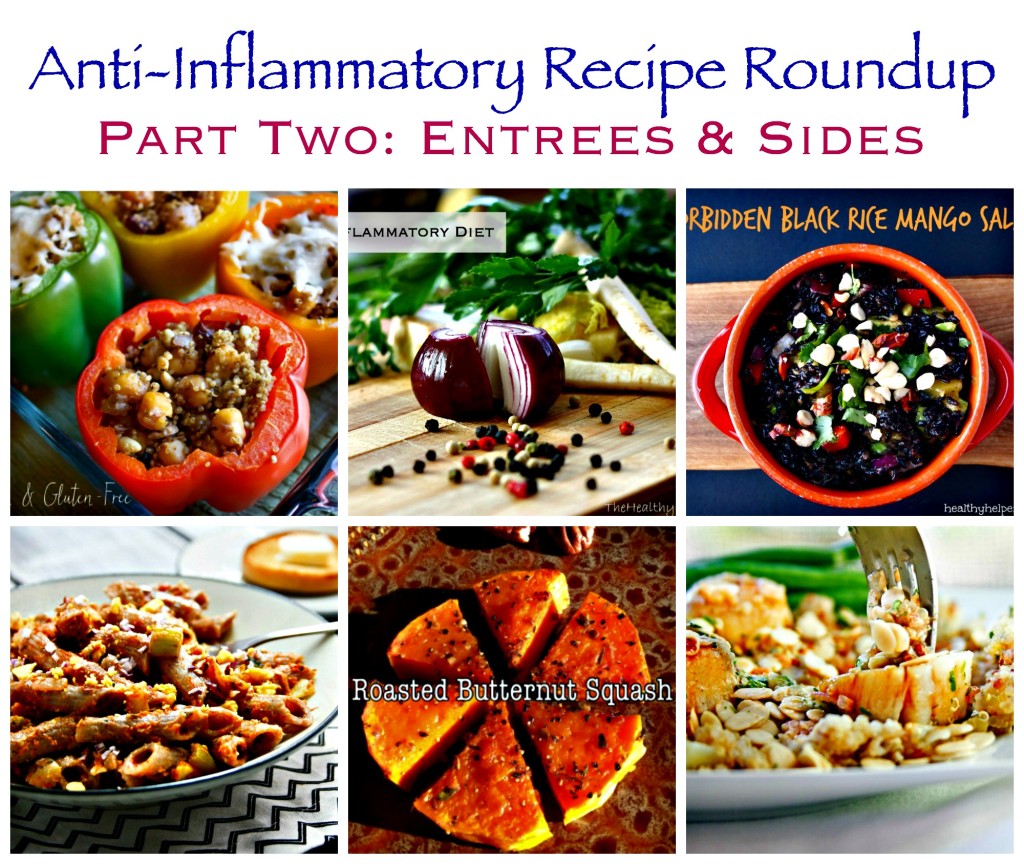 The first Anti-Inflammatory Recipe Roundup was such a success that I had to followup and post another. I need to thank all of the bloggers again that let me share their recipes. There are so many great recipes in this post, I hope that you are able to add some into your weekly rotation. I know I did!