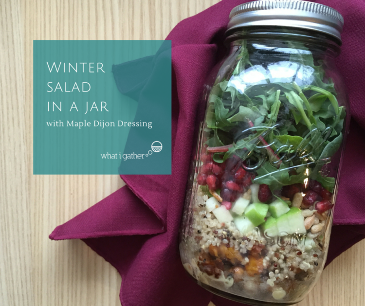 Winter Salad in a Jar 
