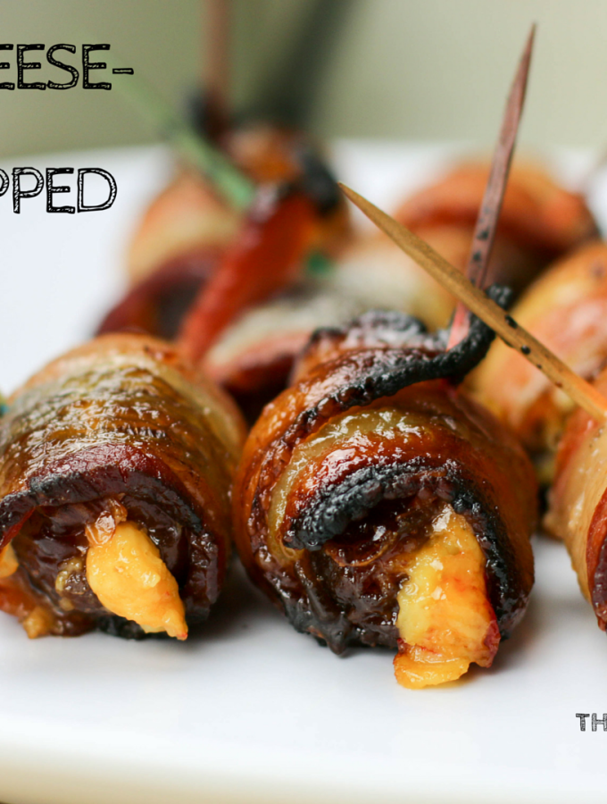 Pimento Cheese-Stuffed Bacon Wrapped Dates