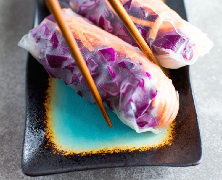 Cauliflower Rice Spring Rolls Lara Clevenger