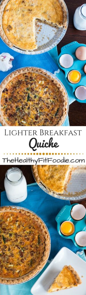 lighter breakfast quiche
