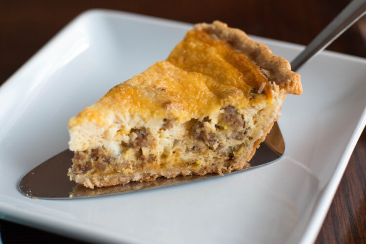 lighter breakfast quiche