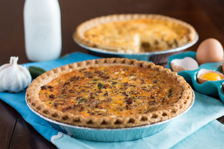 lighter breakfast quiche