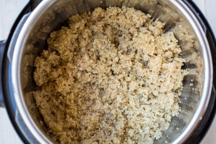 1 Minute Instant Pot Quinoa. How to make Quinoa and instant pot.