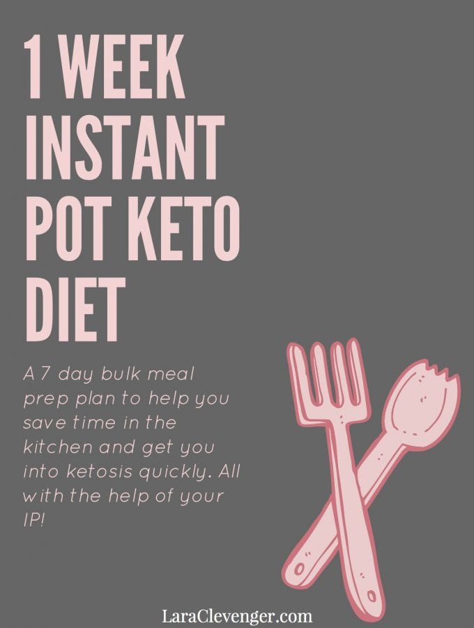 Free 1 week instant pot keto diet meal plan