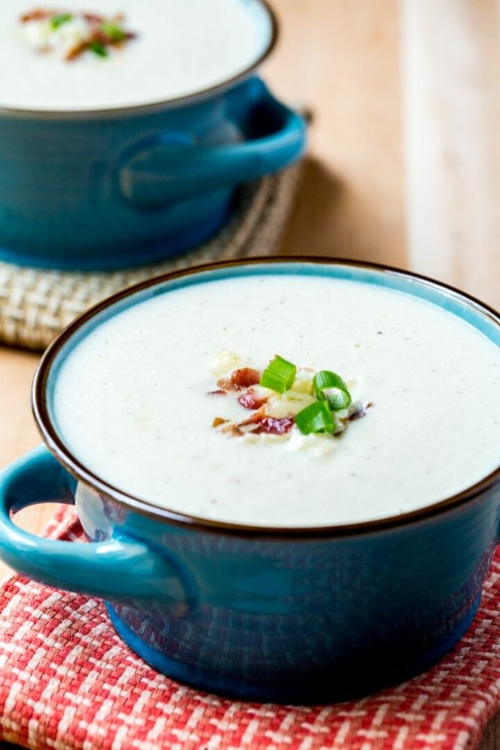 Keto Cauliflower Soup with Bacon Lara Clevenger