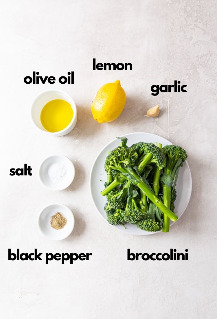 ingredients needed to make broccolini in the air fryer