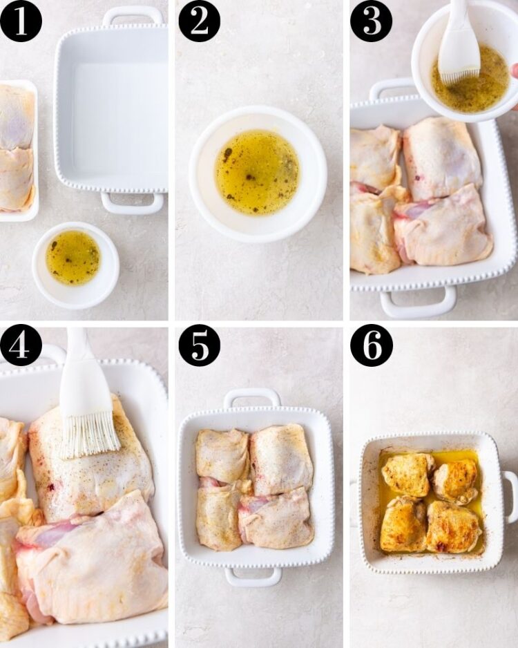 Easy Garlic Broiled Chicken Thighs Lara Clevenger