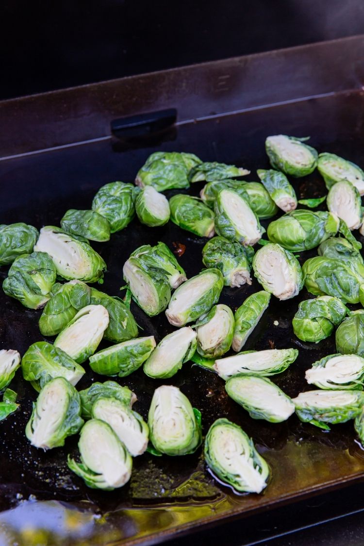 Blackstone Brussel Sprouts with Bacon Lara Clevenger