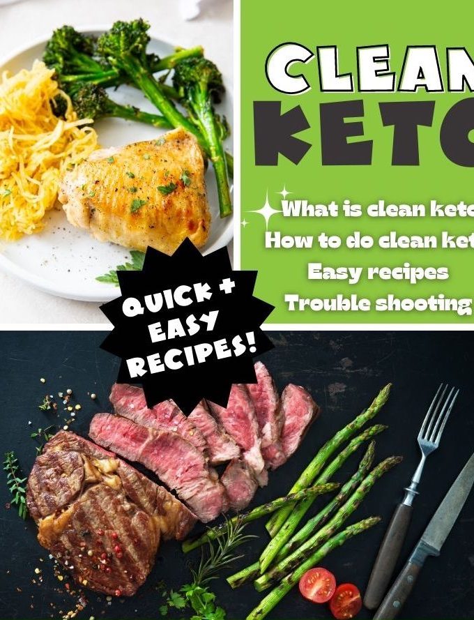 pinnable image for the ultimate guide to clean keto
