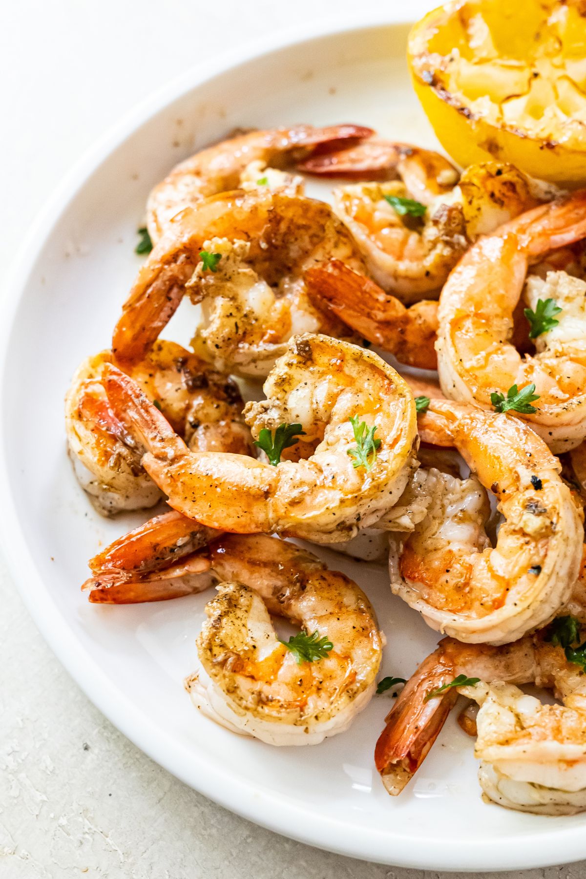 Lemon Garlic Shrimp on the Blackstone Griddle - Lara Clevenger