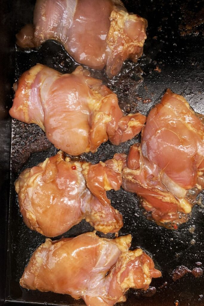 Teriyaki Chicken Thighs on the Blackstone Griddle Lara Clevenger