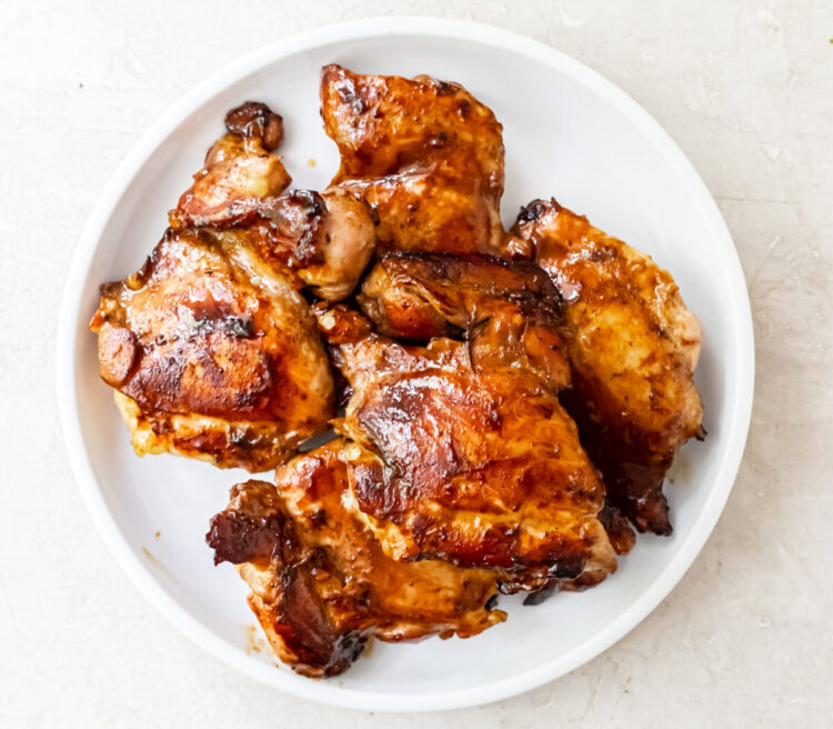 Teriyaki Chicken Thighs on the Blackstone Griddle Lara Clevenger