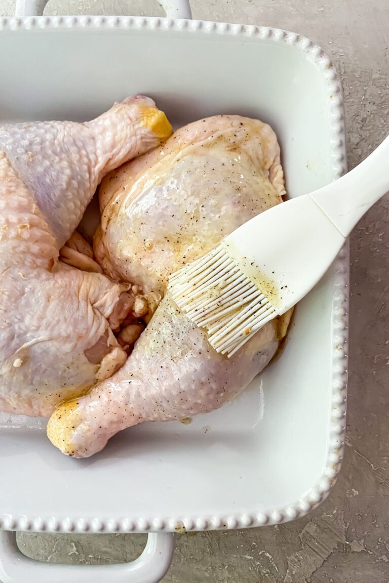 Easy Broiled Chicken Leg Quarters Lara Clevenger