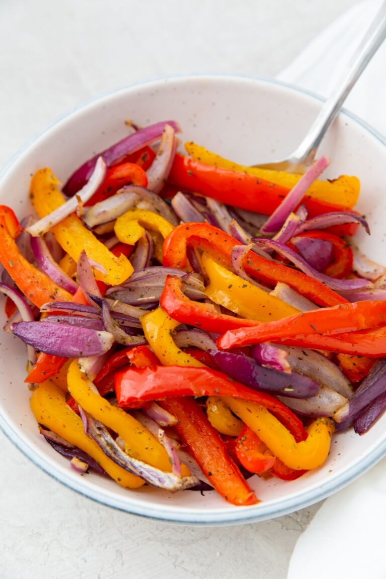 Air Fryer Peppers and Onions Lara Clevenger