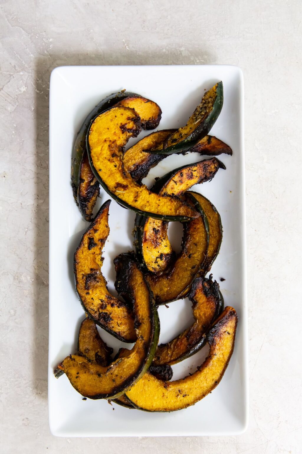 Grilled Blackstone Acorn Squash Lara Clevenger