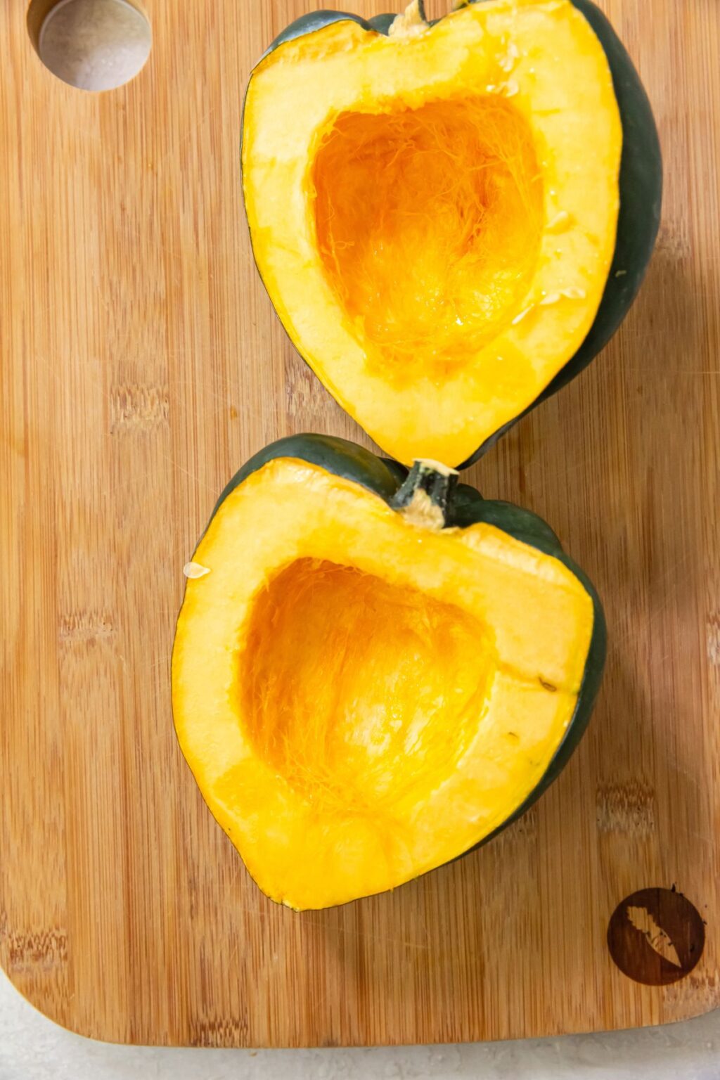 Grilled Blackstone Acorn Squash Lara Clevenger