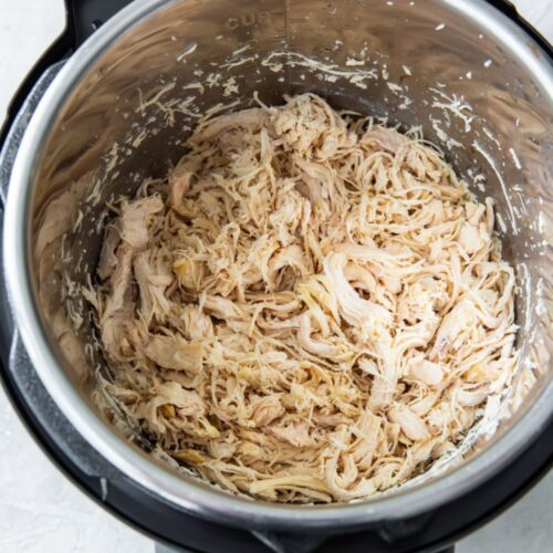 Instant Pot Frozen Shredded Chicken Breasts - Lara Clevenger