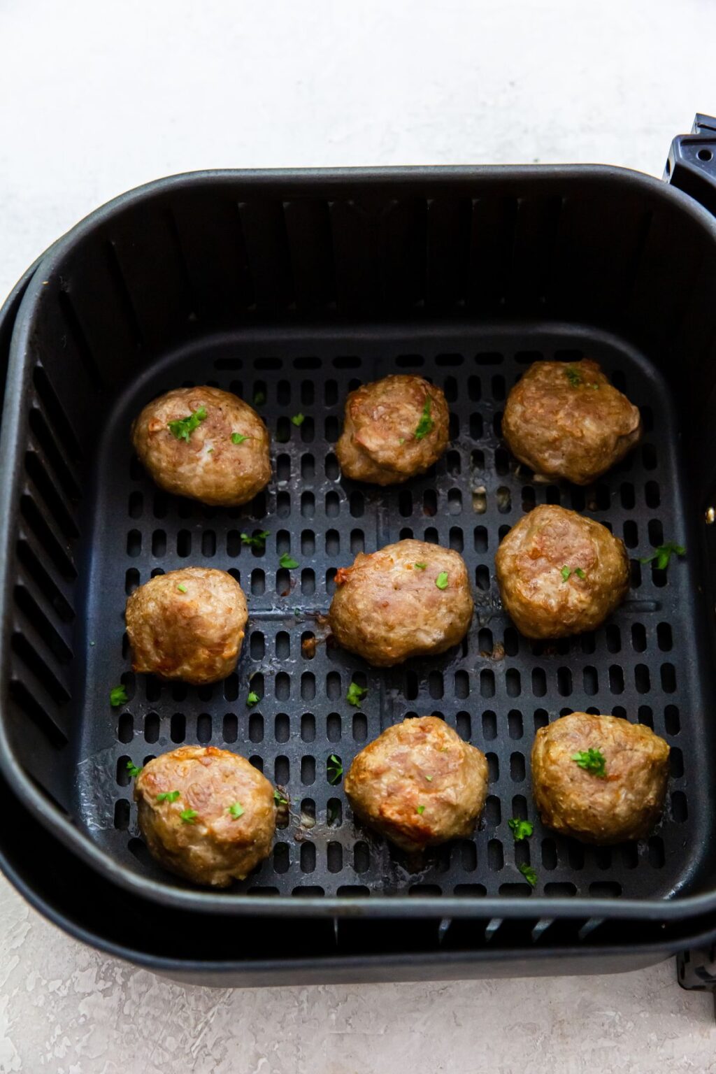 Air Fryer Turkey Meatballs Lara Clevenger