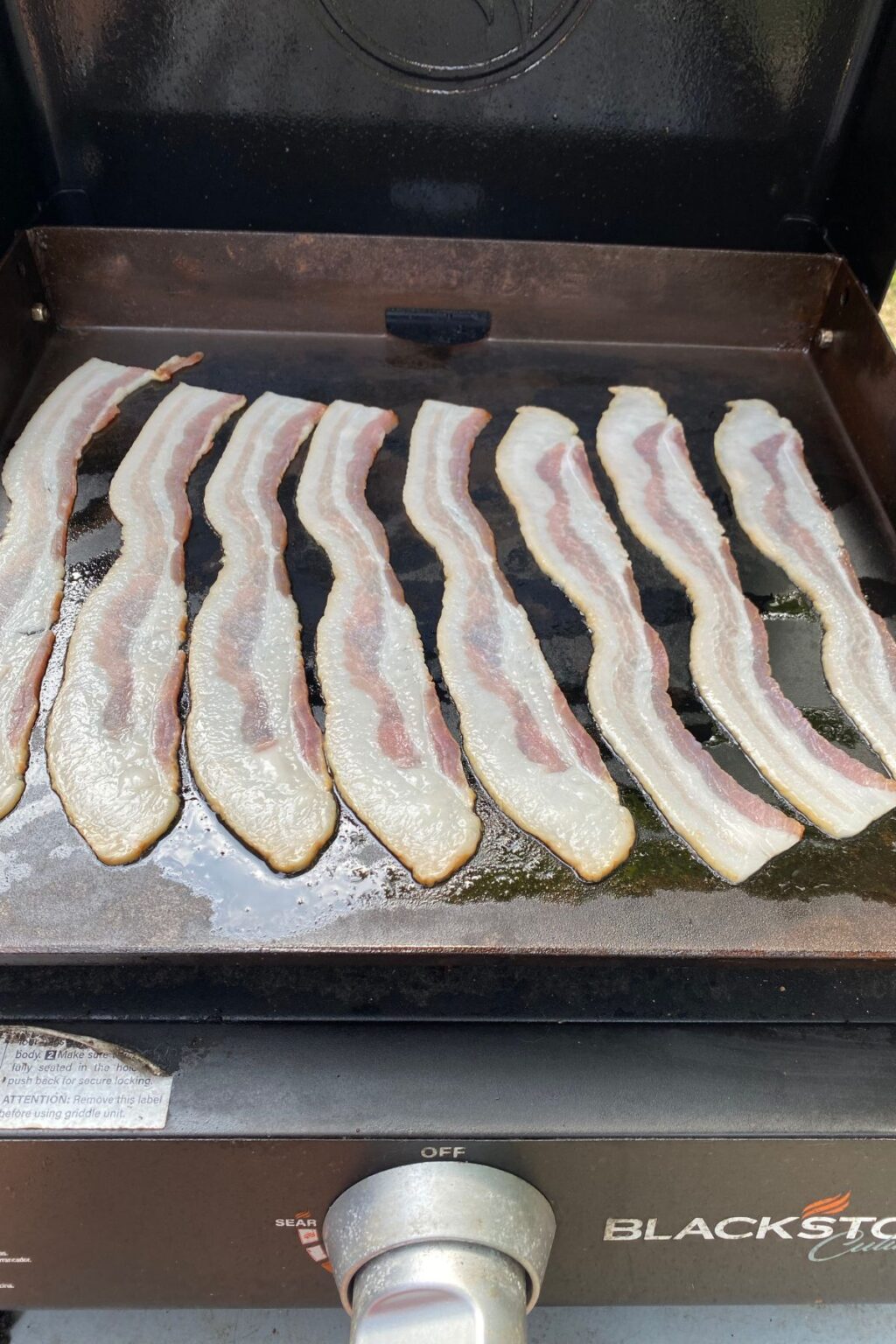 Bacon on the Blackstone Griddle Lara Clevenger