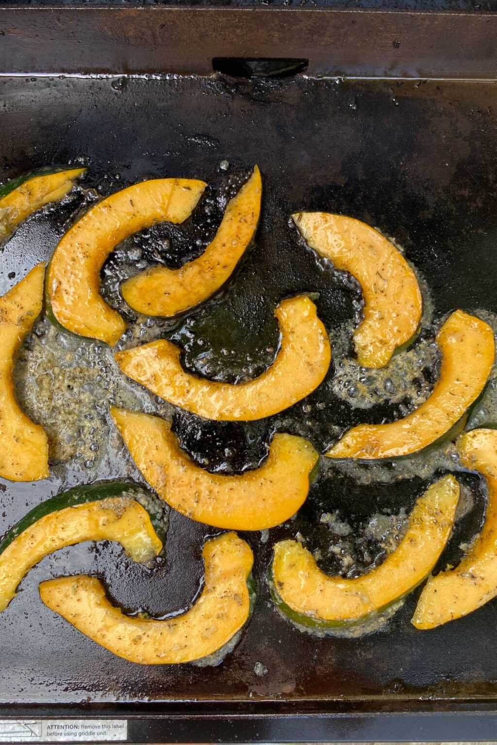Grilled Blackstone Acorn Squash Lara Clevenger