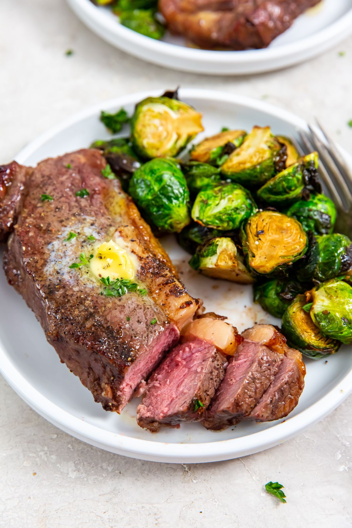 Air Fryer New York Strip Steaks - Lara Clevenger