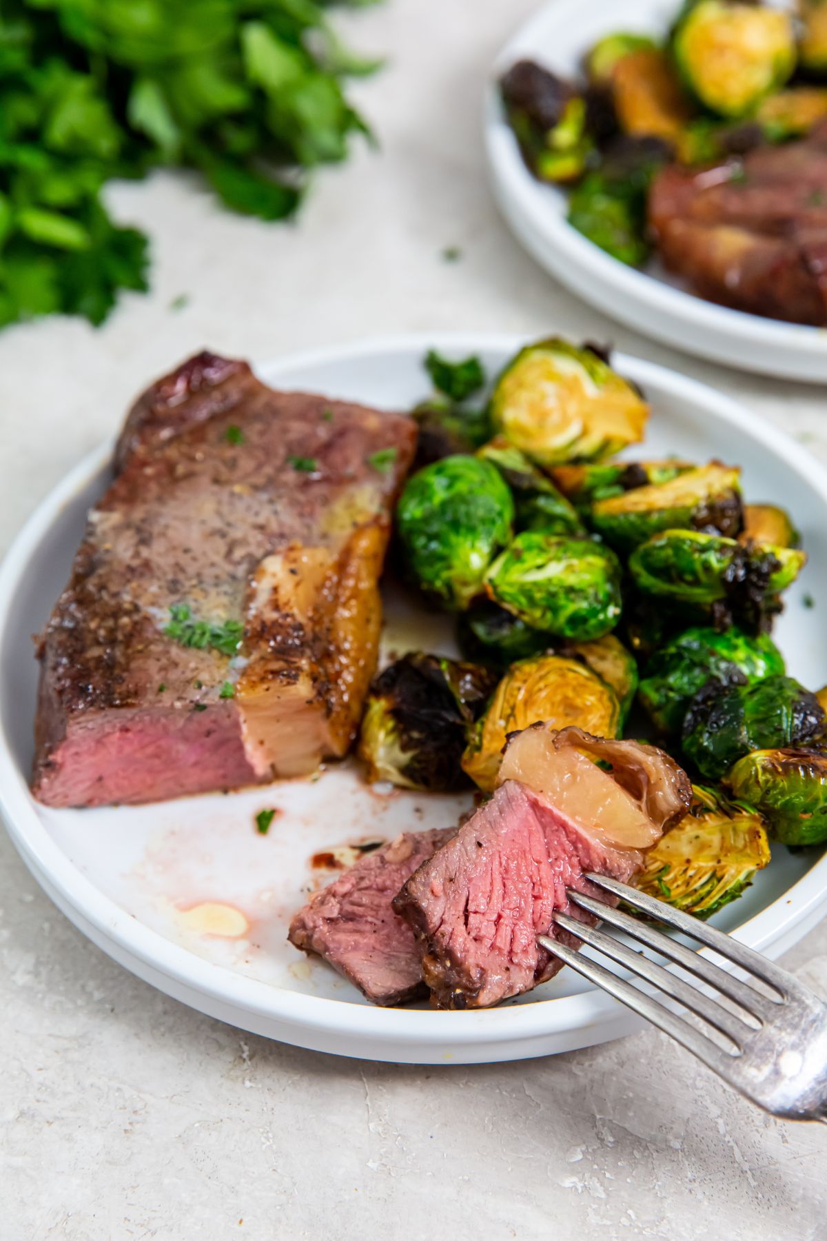 Air Fryer New York Strip Steaks Lara Clevenger