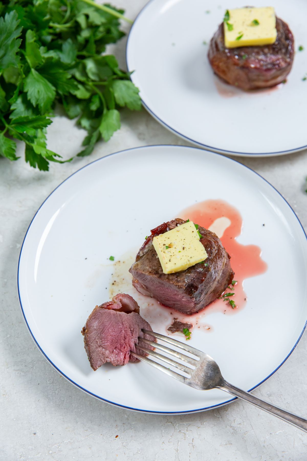 Air Fryer Bacon Wrapped Chuck Tender Filets Lara Clevenger