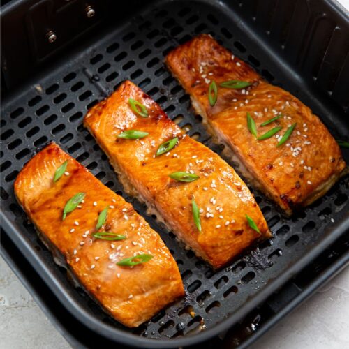 Air Fryer Salmon from Frozen Lara Clevenger