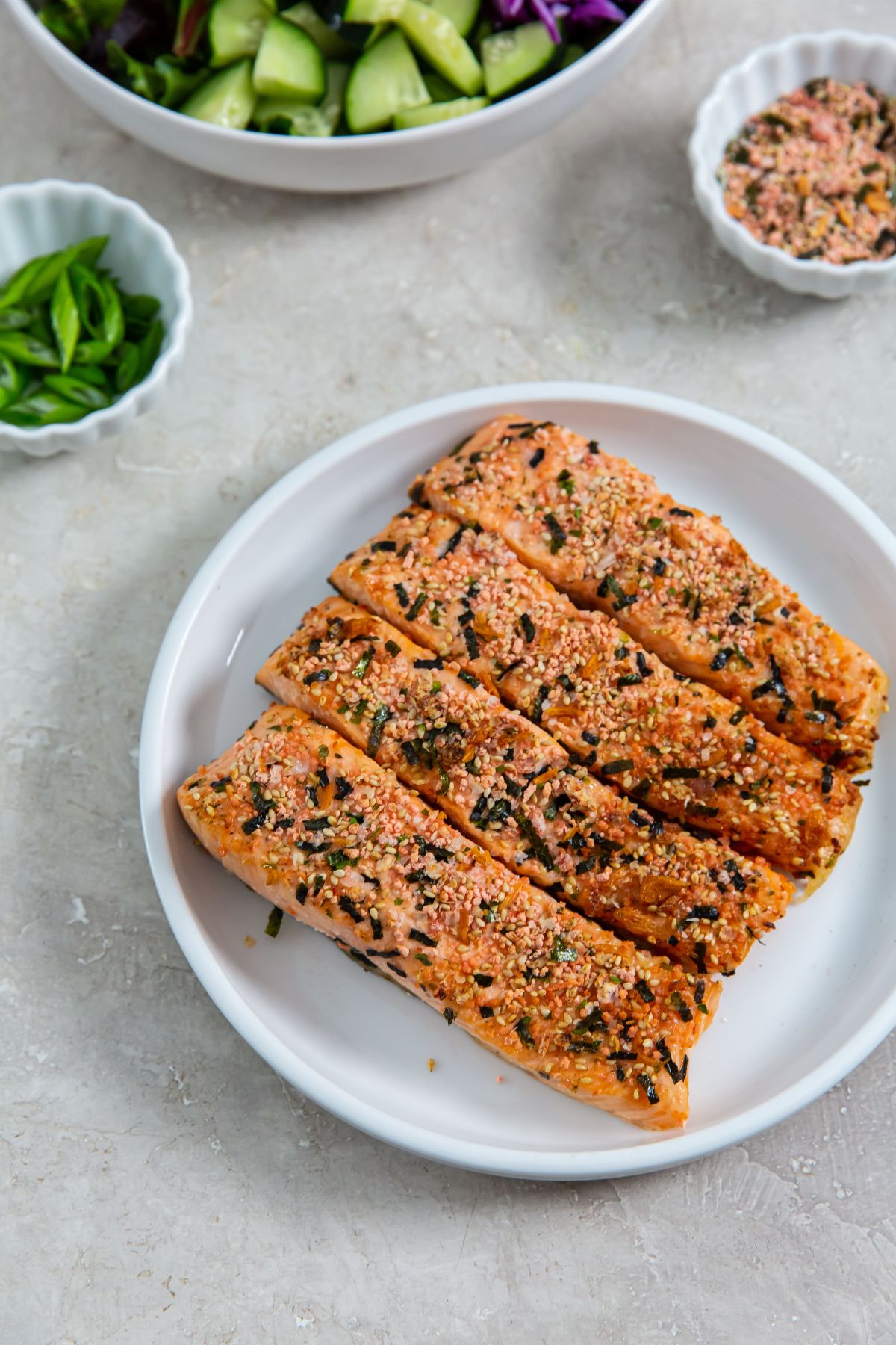 Air Fryer Furikake Salmon Lara Clevenger