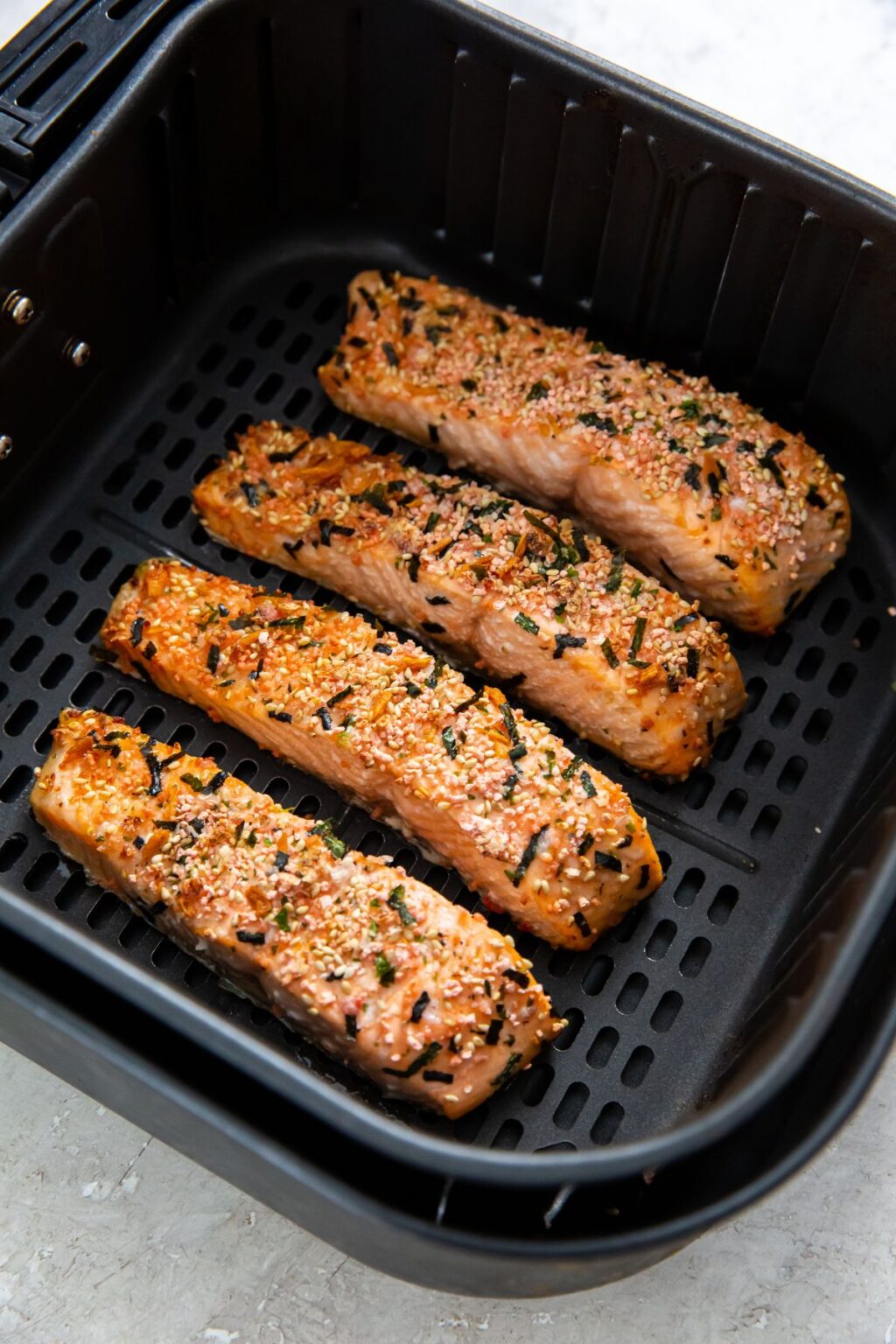 Air Fryer Furikake Salmon Lara Clevenger