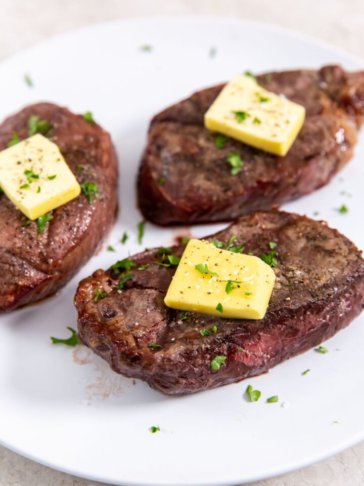 Air Fryer New York Strip Steaks Lara Clevenger