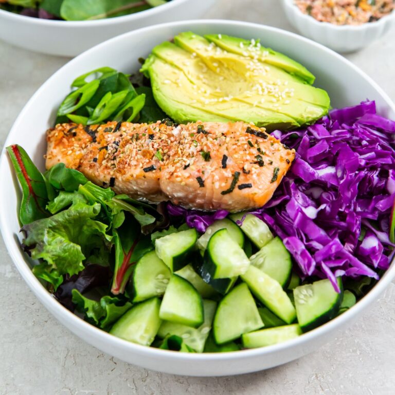 Sesame Salmon Bowl Lara Clevenger