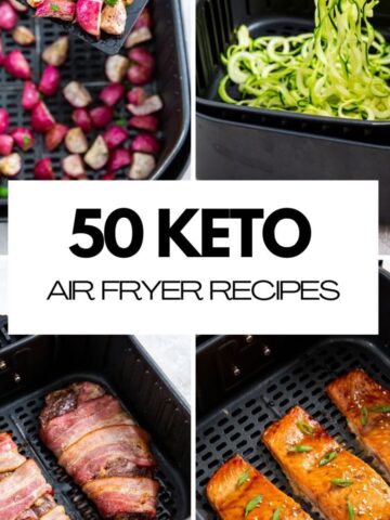 featured image for keto air fryer recipes