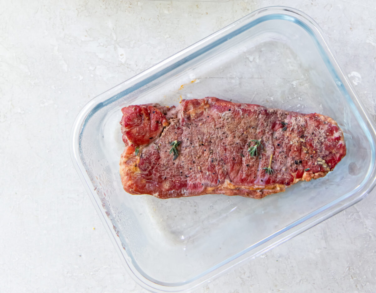 Smoked New York Strip Steak Lara Clevenger