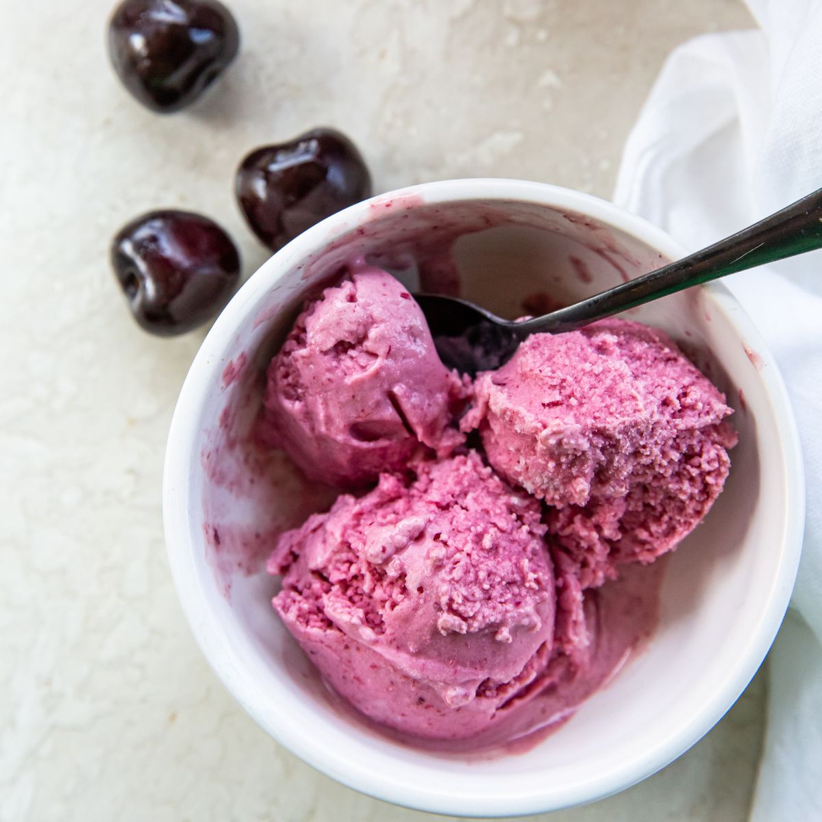 Ninja Creami Cherry Ice Cream