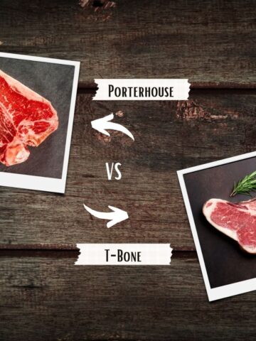 Porterhouse vs T-Bone: Comparing two types of steak.