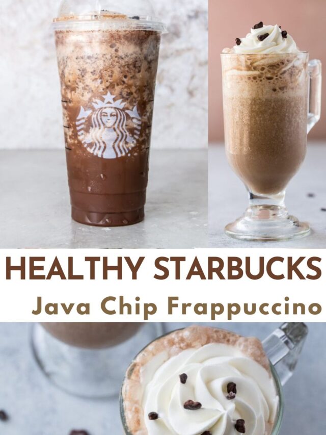 Healthy Starbucks Java Chip Frappuccino