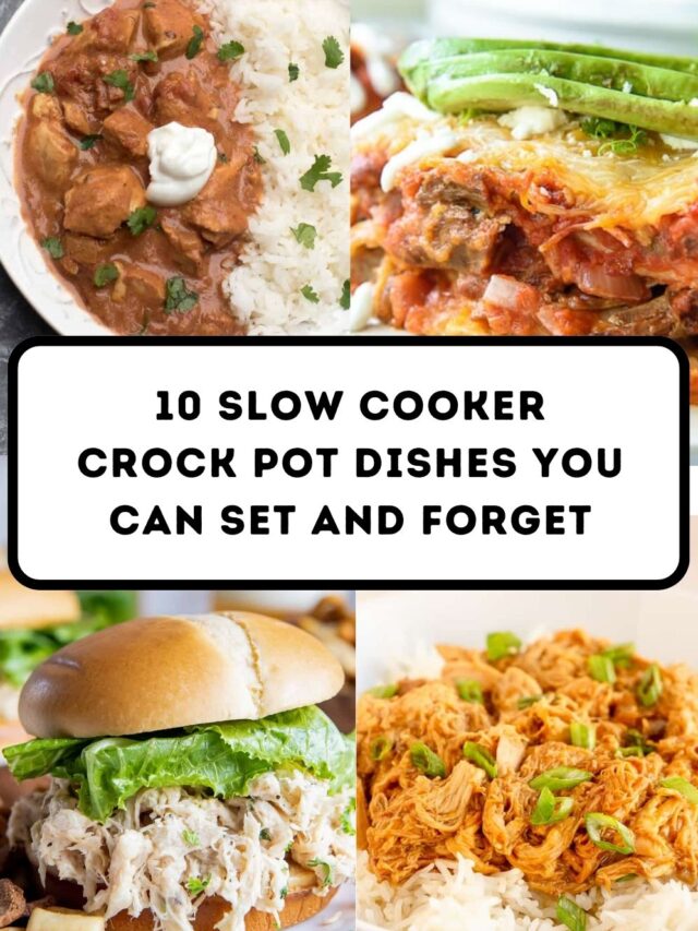 10 Slow Cooker Crock Pot Dishes You Can Set and Forget