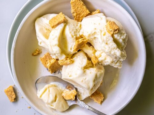 Ninja Creami Banana Cheesecake Ice Cream - Lara Clevenger