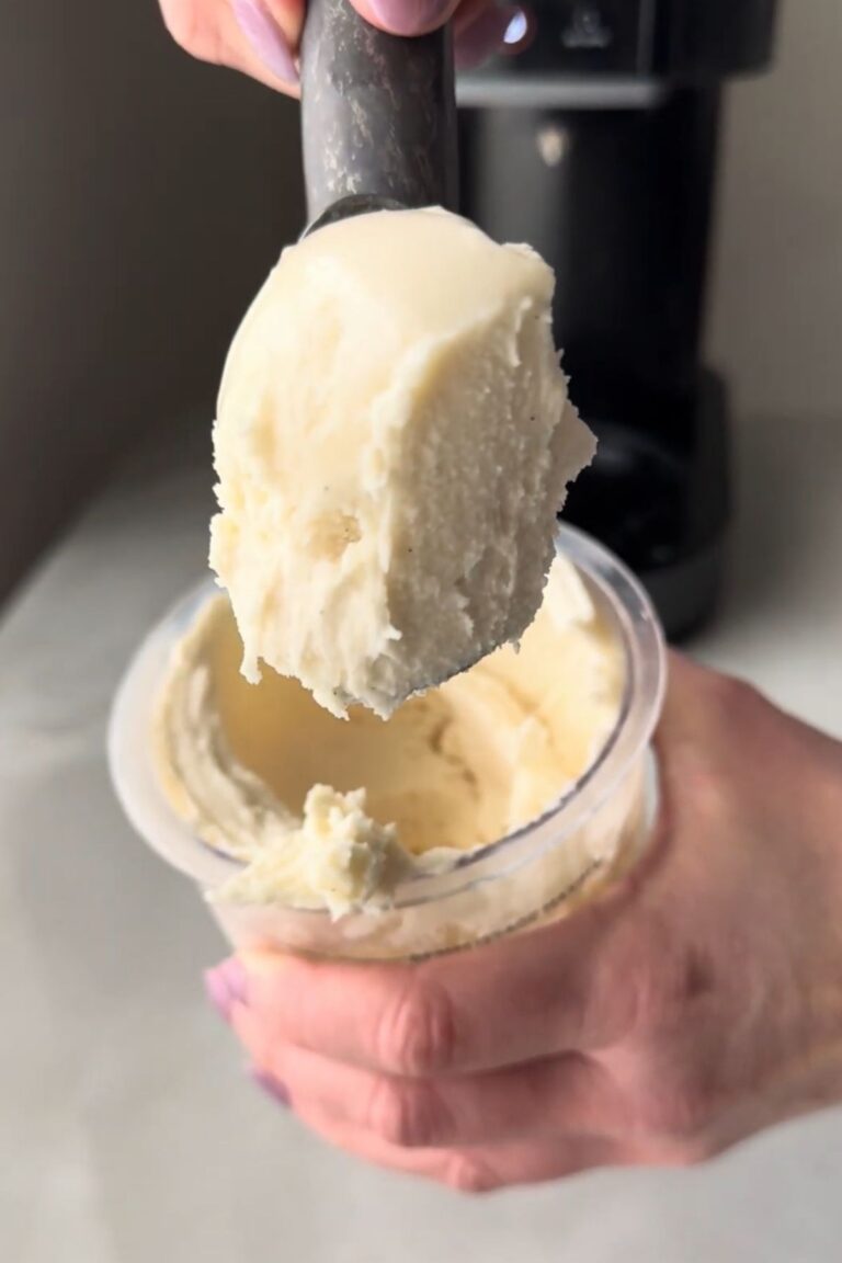 The Best Ninja Creami Vanilla Protein Ice Cream Recipe Without Pudding 