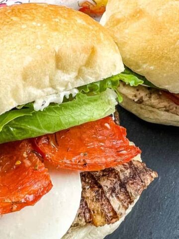 2 Grilled Chicken Caprese Sandwich