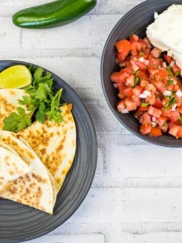 Chicken Al Pastor Quesadillas