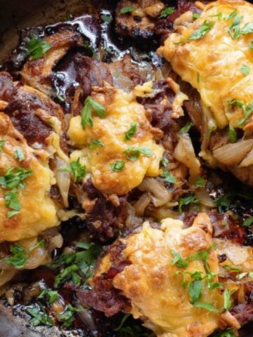 loaded blackened skillet chicken