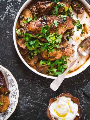 Oven-Baked Buttermilk Chicken and Potatoes