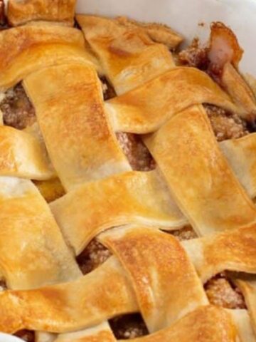 Peach Cobbler Recipe with Premade Pie Crust